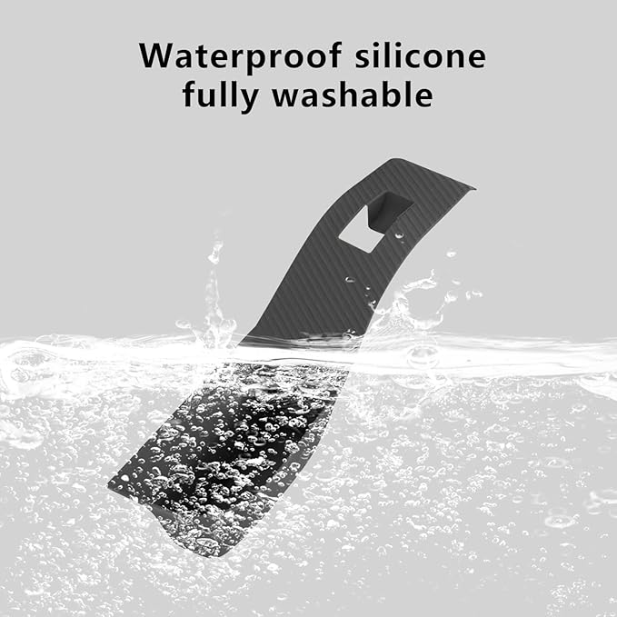 Temmis 4PCS Car Door Window Switch Panel Cover for Toyota Highlander 2022-2026, Auto Interior Decor Accessories Armrest Trim Silicone Style Kit-Black