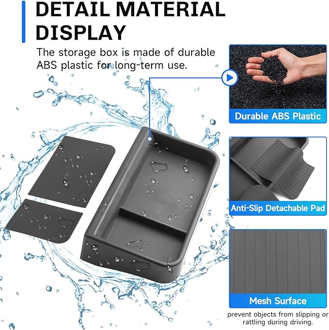 SXCY for 2025 2026 Ford Explorer Dashboard Organizer Tray for 2025 2026 Ford Explorer Accessories Screen Back Tray 2025 2026 Explorer Behind Dash Console Organizer Tray