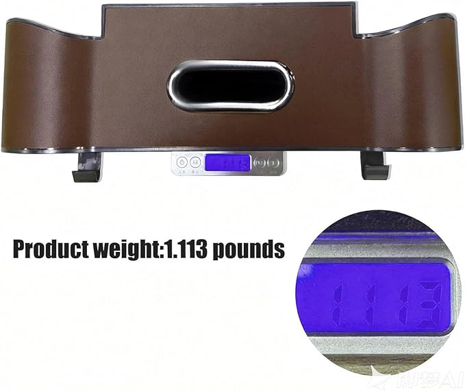 Car Backseat Organizer for Kids & Travelers - 4 in 1 Multifunctional Car Seat Back Storage with Cup Holder, Tissue Box, Snack/Handbag Holder - Nappa Leather Universal Fit for SUV/Van/Sedan (Brown)