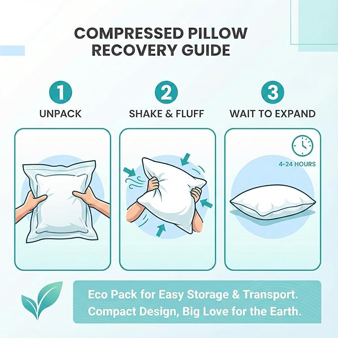 2PCS Welbrit Car Pillow for Car Neck Pillow for Driving Seat Lumbar Support Soft Cushion with Extra Filling Accessories Back Support for Travel Nap and Trips Sleeping(Blue, Head and Lumbar)