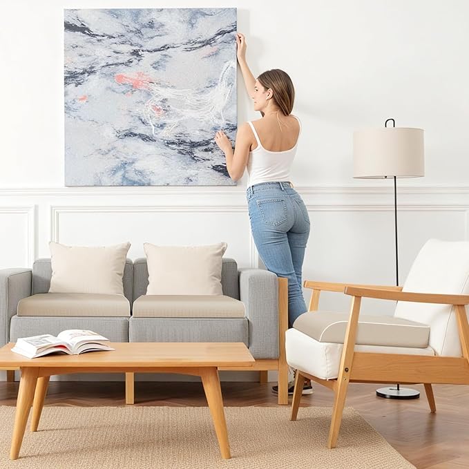 Seat Cushion for Tailbone Pain Relief, Office Chair Cushion, Memory Foam Large Chair Cushion with Non-Slip Cover for Soft Support at Office Chair, Car Seat, Airplane Beige/Large