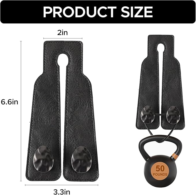 4 PCS Leather Car Seat Hooks for Headrest, Vehicle Hanger Storage Organizer Universal for Handbag Purse, Car Accessories Gift (Black-Black-4 PCS)