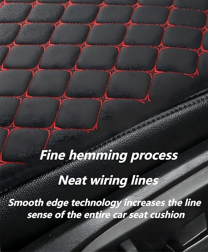 Premium Car Seat Covers for Front Seats, [2-Pack] Plush Soft & Cooling Seat Protector Pads Full Set, Breathable Mesh, Non-Slip Auto Seat Mat for Sweat, Wear Protection (Grey)