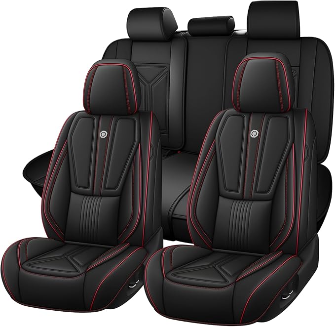 Car Seat Cover for Lexus RX 350 2007-2026,Leather Seat Cover for Car,Breathable Vehicle Cushions Cover Waterproof Protectors Seat Protector, (Full Set,Black)