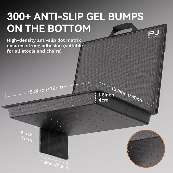Stadium Heated Seat with Backrest and Thickened Sponge Cushion, Ultra-Portable Bleacher Seat, Foldable Stadium Chair, 3-Level Heating