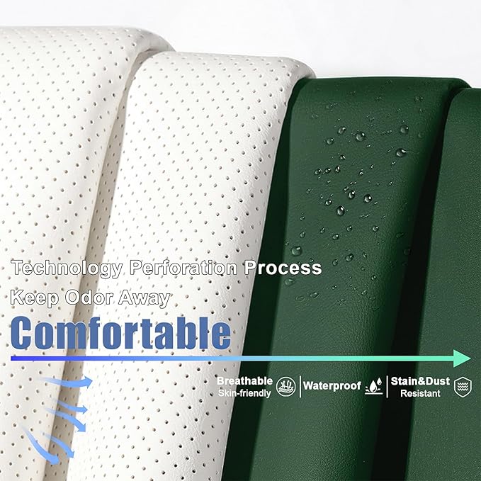 2 Seat Covers for Toyota Highlander 2001-2026 Breathable Car Seat Covers,Anti-Slip Waterproof Car Seat Protectors with Airbag,Automotive Vehicle Cushion with Storage Pockets (Standard,Green)