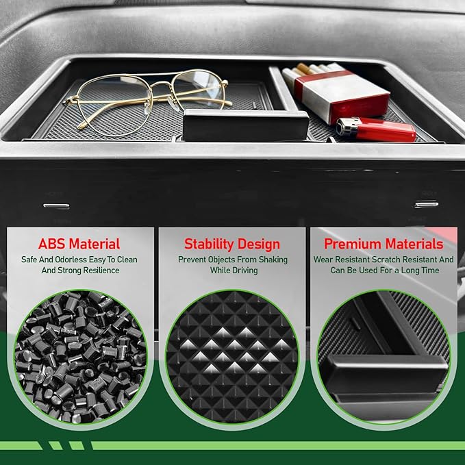 Dashboard Storage Tray for Toyota Sienna 2025,Behind Screen Dash Organizer for Sienna Accessories,12.3 Inch Screen Center Console Organizer Storage Tray(12.3 Inch Screen only)