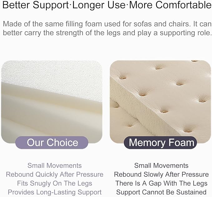 Car Leg Extender Leg Support Cushion for Car Driver Seat Office Chair, Universal Car Seat Extender Pad Leg Support Pillow for Cars Buses Trains Office Home (Black)