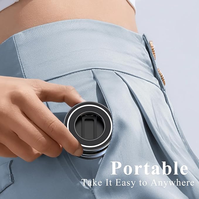 Vacuum Magnetic Phone Holder for Car,Full Metal Body,Vacuum Suction Phone Mount,Magsafe Car Mount for iPhone, Folding Holder for iPhone and Android