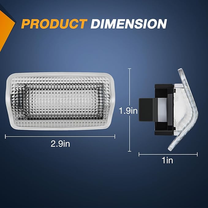 Nilight 2PCS LED Interior Door Panel Light Courtesy Warning Lights Blue Beam Plug and Play for Toyota Avalon Sienna Venza Camry Prius 4Runner Lexus IS ES GS LS RX GX LX Subaru BRZ