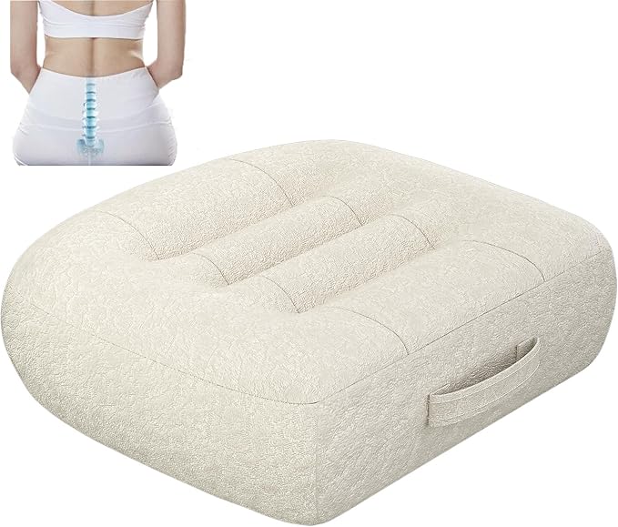 Adult car seat Booster for Height/Drivers seat Booster Cushion for Adults/Increase The Field of View by 12cm/ 4.7in,Butt Cushion for Office Chairs,for car/Office/Home/Wheelchair（Beige）