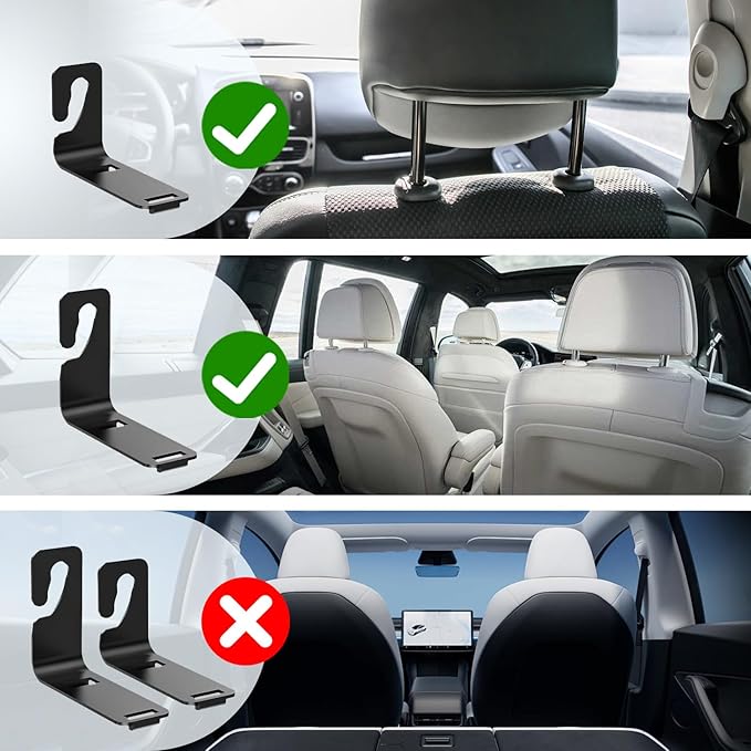 Multifunctional Car Back Seat Storage Organize, 2026 Upgrade 3-in-1 Car Backseat Organizer with Cup Holder, Tissue Box, Trash Bin & Hooks, for Hold Phones, Snacks, Drinks, and Handbags (Red)