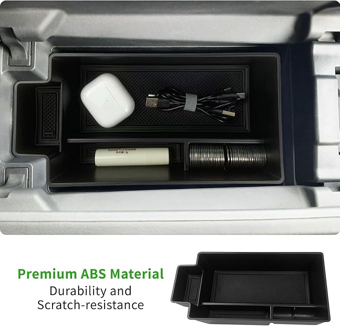 3PCS Center Console Organizer Compatible with 2021-2025 2026 Nissan Rogue S/SV/Rock Creek Accessories, Dashboard Tray Armrest Storage Box Lower Center Console Tray (Only Fit 8-Inch Screen)