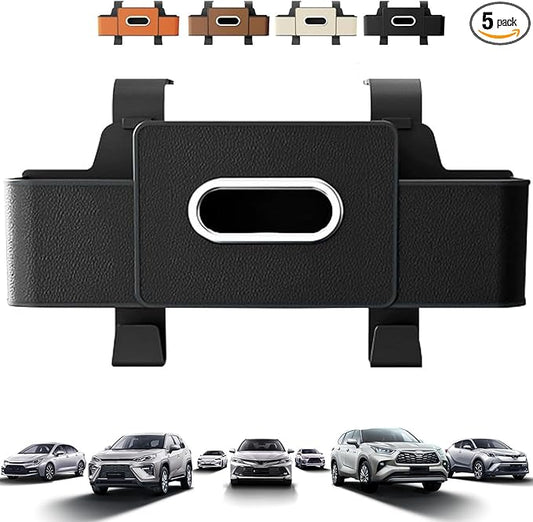 Back Seat Car Organizer,2026 New 4 in 1 Multifunctional Car Back Seat Storage Box with Drink Cup Holder Tissue Box, Car Seat Gap Filler Organizer for Hold Phone,Snacks, Drinks, Handbag (Black)