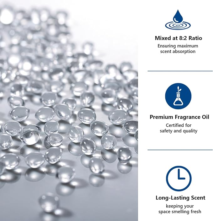 MUBYOK 1.5LB Sugar Grace Premium Scented Aroma Beads for Making Car Freshies Supplies PreScented Beads for Car Air Freshener Sachets Long-Lasing Scent