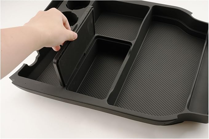 SXCY for 2025 2026 Toyota Sienna Center Console Organizer for 2025 2026 Toyota Sienna Accessories Silicone Under Console Cupholder Tray for 2021-2026 Sienna Under Console Storage[Not for Cool Box]