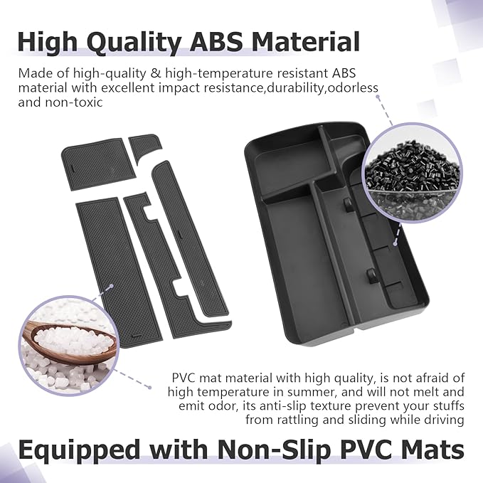 LUWU Dashboard Tray for 2023 2024 2025 2026 Chevy Colorado & GMC Canyon Armrest Storage Box Armrest Organizer Console Organizer Tray 2025 2026 Colorado GMC Canyon Accessories (NOT for Canyon AT4X)