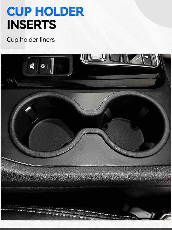 4PCS Center Console Organizer Tray for 2026-2023 Honda Pilot Ridgeline Passport Accessories, Armrest Storage Box and Divider, Hidden Storage Box and Cup Holder for Honda Pilot Ridgeline Passport