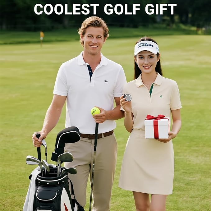 Magnetic Golf Cart Phone Holder - Golf Cart Phone Mount for EZGO, Club Car, Compatible with MagSafe iPhone 16 15 14 13 12 Series Mini, Fits EZGO & More, Ideal Golf Gift for Men & Women