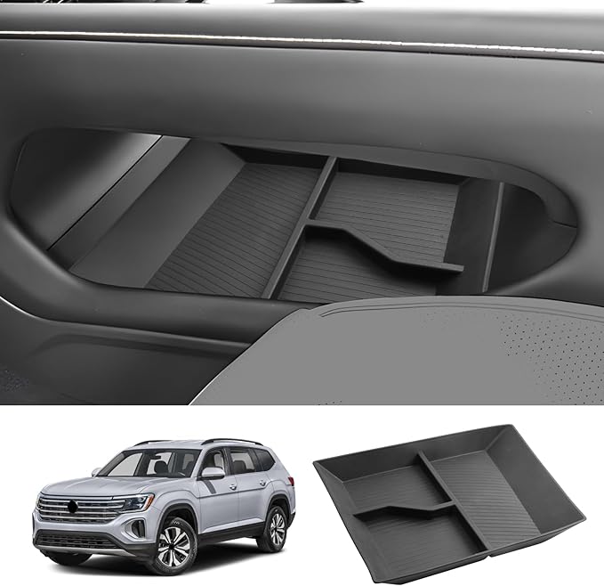 LUWU for 2024 Atlas Center Console Organizer 2024 Atlas VW Armrest Storage Armrest Organizer Insert Tray 2024 VW Atlas Lower Console Organizer Storage Tray 2024 VW Atlas Accessories
