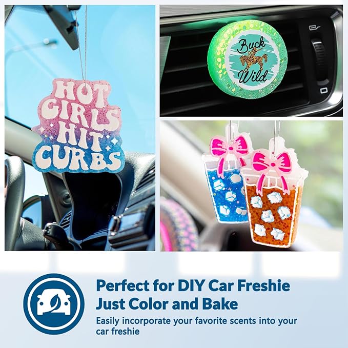 MUBYOK 1.5LB Cotton Mist Premium Scented Aroma Beads for Making Car Freshies Supplies PreScented Beads for Car Air Freshener Sachets Long-Lasing Scent