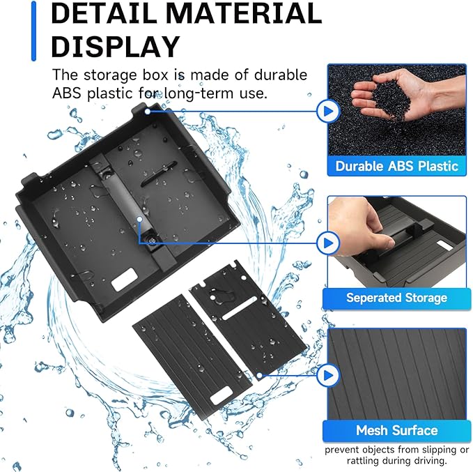 SXCY 4PCS for 2025 2026 Toyota 4Runner Accessories [Armrest Organizer + Front&Rear Cupholder + Door Side Tray] for 2025 2026 Toyota 4Runner Console Organizer 2025 6th Gen 4Runner Acccessories