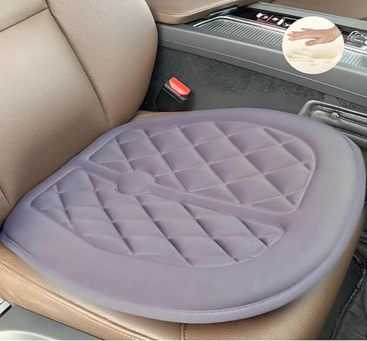 Big Ant Car Seat Cushion, Comfort Memory Foam Driver Seat Cushion Improve Driving View, Sciatica and Lower Back Pain Relief, Seat Cushions for Car Seat Driver, Home Office Chair, Wheelchair - Gray