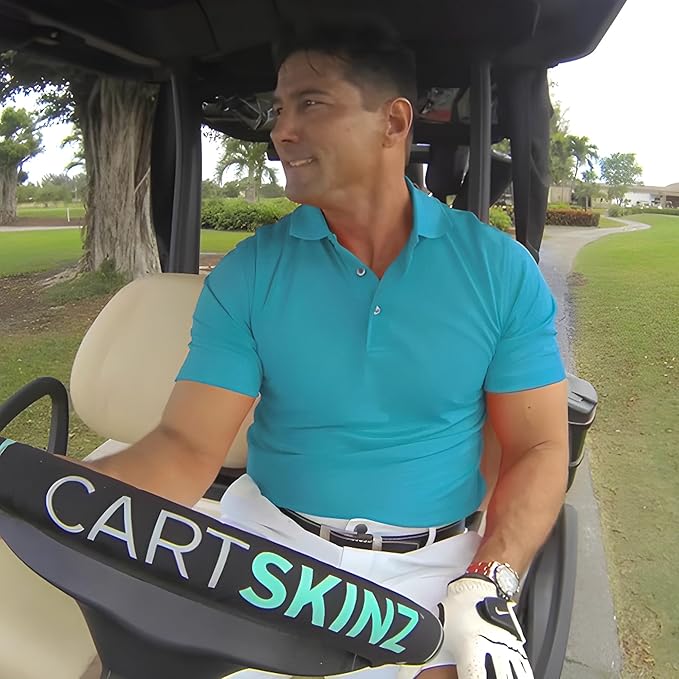 Neoprene Golf Cart Steering Wheel Cover - Universal Fit (13"-15"), Lightweight, Portable, Machine Washable, Trusted by Golf Industry Pros - 38 Animal Print