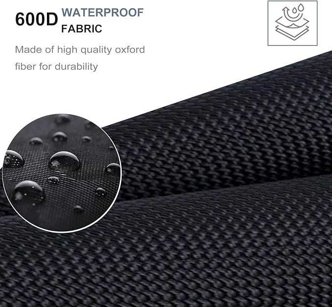 JiatuA Car Trunk Organizer, Car Organizers and Storage Collapsible Multi Compartment Container Box, Adjustable Car Accessories for SUV Sedan Truck, Large Size, Black