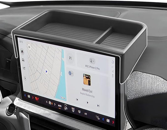 SXCY for 2025 2026 Ford Explorer Dashboard Organizer Tray for 2025 2026 Ford Explorer Accessories Screen Back Tray 2025 2026 Explorer Behind Dash Console Organizer Tray