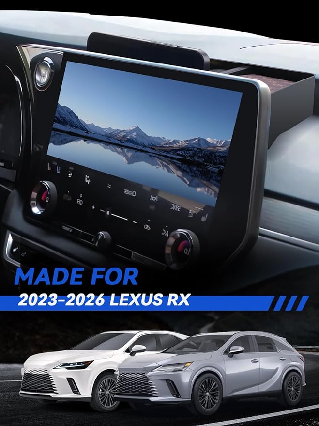 for Lexus RX Dashboard Console Organizer 2023 2024 2025 2026 Lexus RX350 RX350H RX450H RX500H Accessories Armrest Organizer Storage Box Console Dash Tray