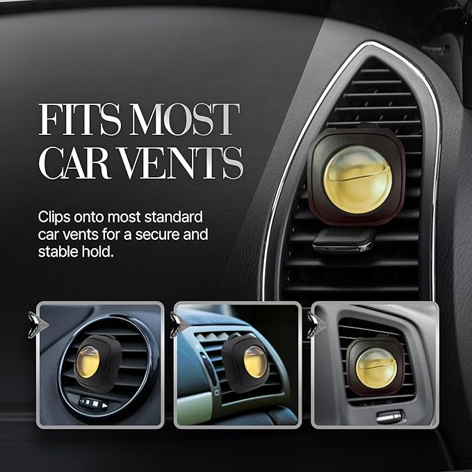 New Car Scent Blister Liquid Vent Clip Freshener | Car Air Freshener Vent Clip (Pack of 5) | New Car Scent with Essential Oils | Premium Car Air Freshener for Men and Women by Perfa