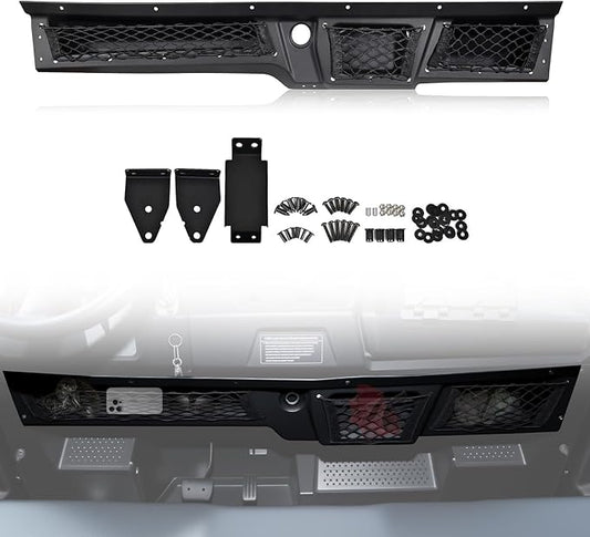 Under Dash Storage Box for Honda Pioneer 700 2P 4P 14-25, Black Under Dashboard Storage Pocket Organizer for Honda Pioneer 700-2 700-4 2014-2025 Accessories, OEM #08L73-HL3-A41 Replacement