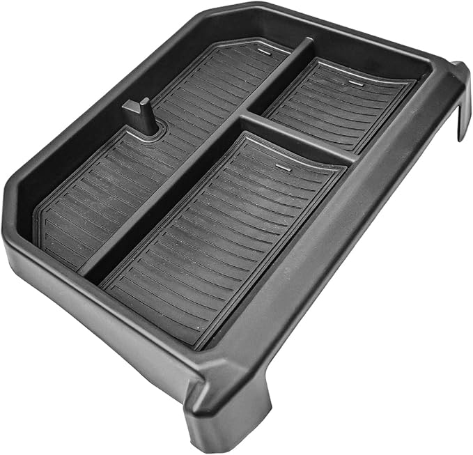 TACOBRO Dash Organizer Tray for 2024 2025 2026 Toyota Tacoma (4th Gen) & 2025 2026 4Runner (6th Gen), ABS Console Organizer with Anti-Slip Mat, 8" Screen Compatible Accessories