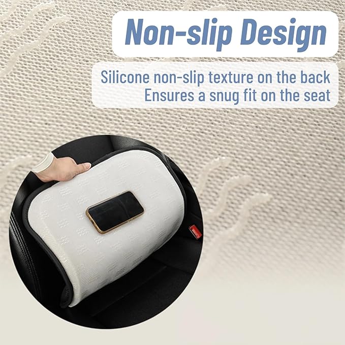 Mesh Car Seat Cushion for Driving, Summer Cooling Breathable 3D Air Car Seat Pad for SUV Pickup Truck Or Office Chair (Light Gray)