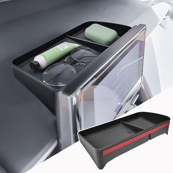 Dashboard Organizer Tray Compatible with Toyota Corolla 2019–2026 / Corolla Cross 2022–2026 Accessories Interior Center Console Dash Storage Insert Holder (Only for 8" Audio Multimedia Display)