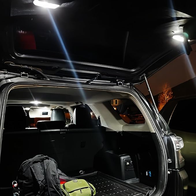 EASY EAGLE 16 Pcs Super Bright 6000K White LED Interior Light Bulbs Kit Package for 2010-2020 2021 2022 Toyota 4Runner + and Install Tool (White)