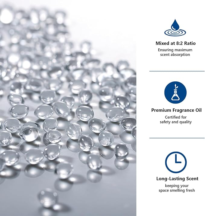 MUBYOK 1.5LB Cotton Candy Premium Scented Aroma Beads for Making Car Freshies Supplies PreScented Beads for Car Air Freshener Sachets Long-Lasing Scent