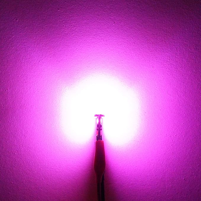 PHINLION 194 LED Bulb Super Bright Purple Pink 4014 Chipsets Wedge 168 2825 175 T10 LED Replacement Bulbs for Car Interior Dome Map Reading Door Courtesy Trunk License Plate Lights