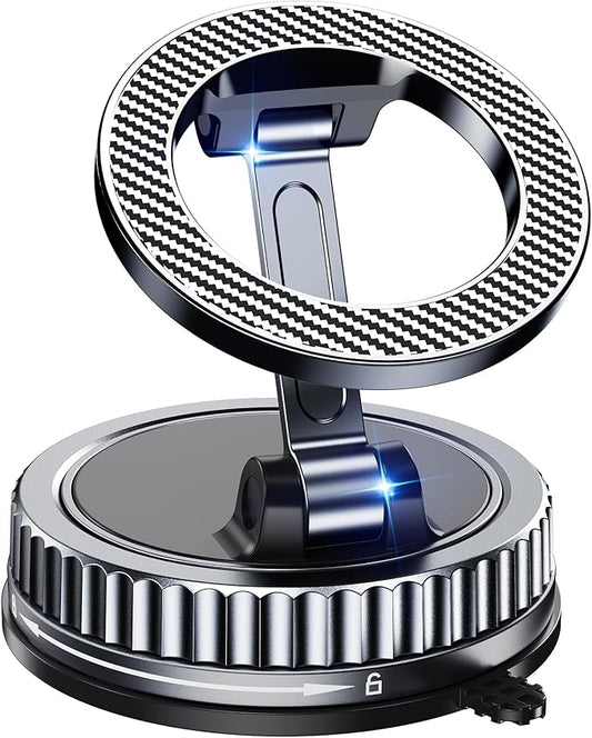 Car Phone Holder for Magsafe [2026 89+LBS Suction & 3700gf Magnetic] 360° Adjustable Cell Phone car Mount, Phone Holders for Your Car Accessories for iPhone 17 16 15 14 13 12 Pro Plus Max Air