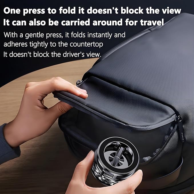 New Vacuum Magnetic Car Phone Holder 360° Rotation Upgraded Reinforced 98LBS Ultra Suction Cup & N52 Magnetic Force Car Mount for Mag-Safe Cell Phone Holders for Your Car/Gym/Mirror Mount