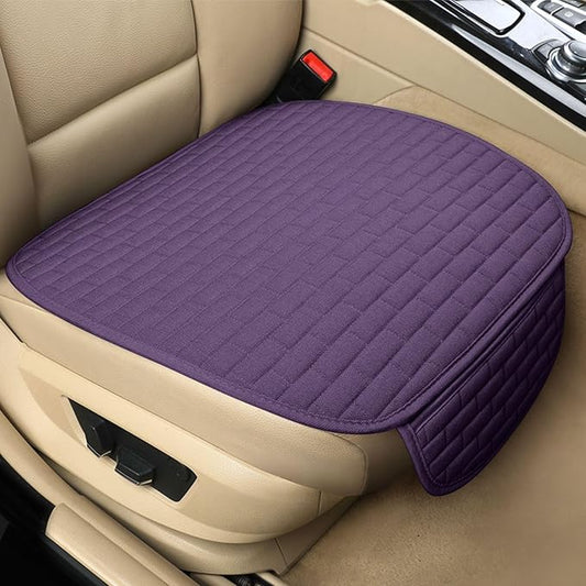 Dark Pruple Car Seat Covers Front Seats,2 Pack Seat Covers for Cars Truck SUV,Front Seat Covers with Storage Pocket(Dark Pruple-Front Seat)