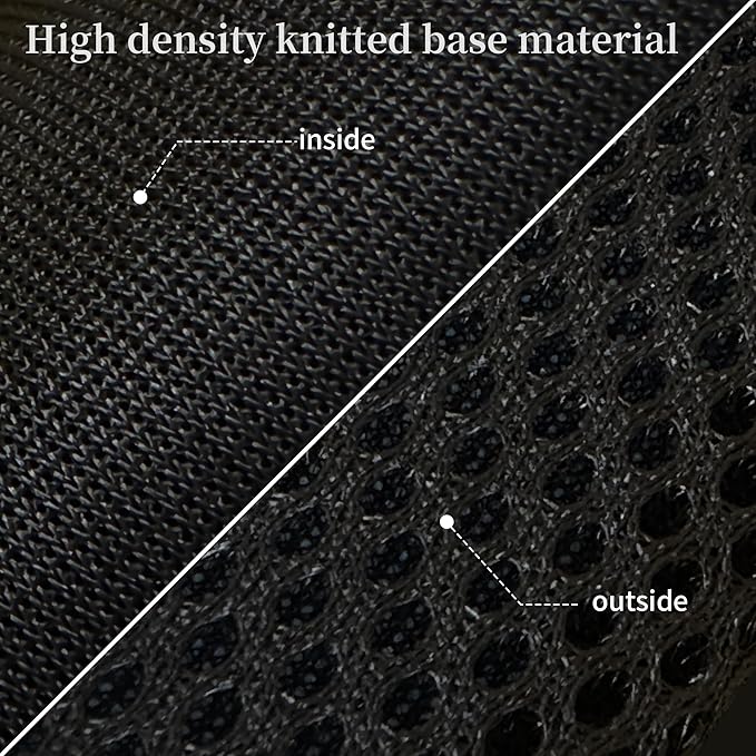 6" Extra Thick Memory Foam Office Chair Cushion – 2-Layer Booster Seat for Back & Tailbone Pain Relief, 18 x 16 x 6in Non-Slip Cushion with Carry Handle for Wheelchair, Car, and Airplane