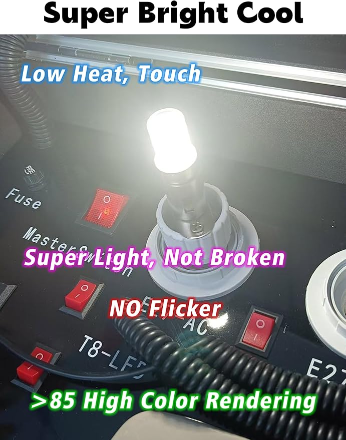 Super Bright 1157 BAY15D LED Bulbs, 3w 2357 2057 7528 LED Brake Light Bulb, 6000k Daylight White 350LM BAY15D Bulb for RV Car Camper Trailer Back Up Reverse Turn Signal Lights, 2PCS