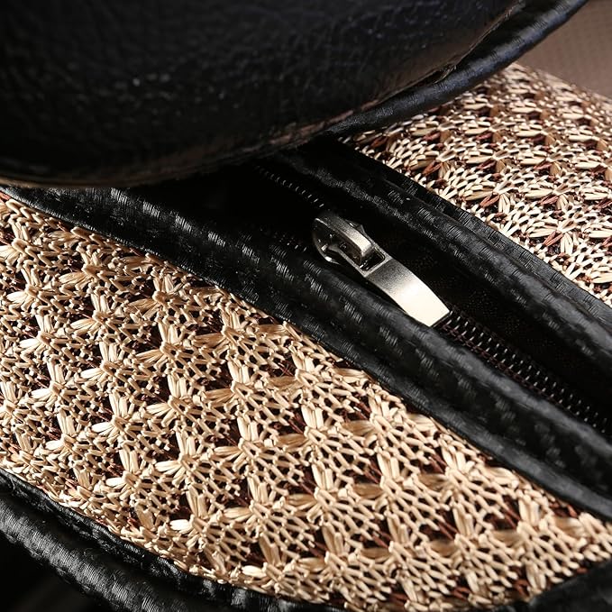 Auto Newer Luxury Breathable Car Seat Cover,Rear Car Seat Protector, Fit Four Seasons of Universal Automotive Vehicle Cushion Cover, Compatible with 92% Cars,SUV,Trucks (Gold Beige,Rear Seats)