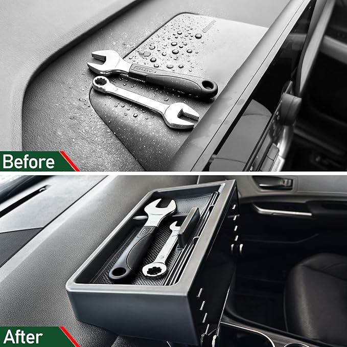 Dashboard Storage Tray for Toyota Sienna 2025,Behind Screen Dash Organizer for Sienna Accessories,12.3 Inch Screen Center Console Organizer Storage Tray(12.3 Inch Screen only)