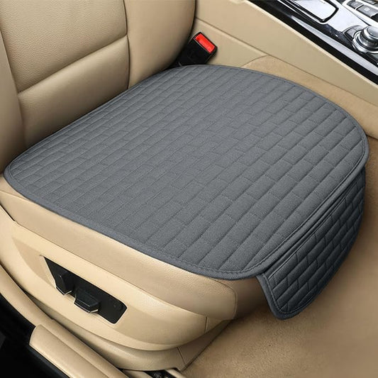 Dark Gray Car Seat Covers Front Seats,2 Pack Seat Covers for Cars Truck SUV, Front Seat Covers with Storage Pocket(Dark Gray-Front Seat)