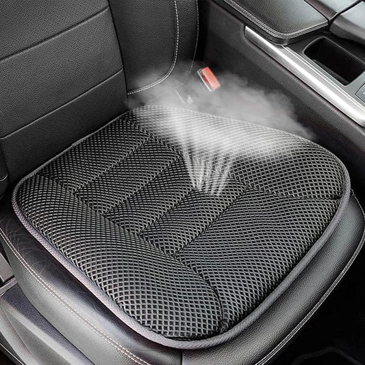 Mesh Car Seat Cushion for Driving, Summer Cooling Breathable 3D Air Car Seat Pad for SUV Pickup Truck Or Office Chair (Dark Gray)