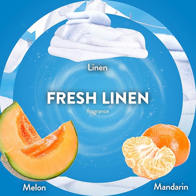 Air Wick Plug in Scented Oil Starter Kit, 2 Warmers + 6 Refills, Fresh Linen, Same Familiar Smell of Fresh Laundry, Eco Friendly, Essential Oils, Air Freshener