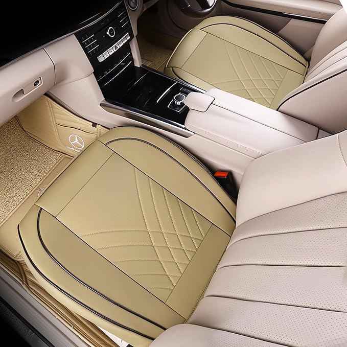 kingphenix Car Seat Cover: Easy to Install, Fits Most Cars, Vans, Trucks, and SUVs – Beige